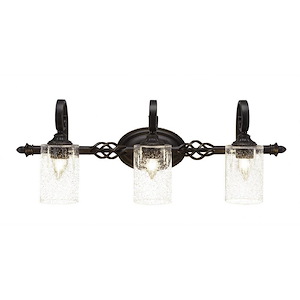 Elegante - 3 Light Bath Bar-10.5 Inches Tall and Inches Wide - 697034