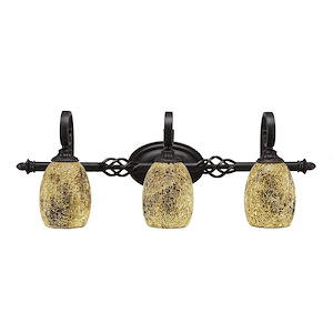 Elegante - 3 Light Bath Bar-11 Inches Tall and Inches Wide - 439160