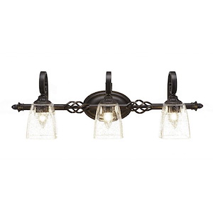 Elegante - 3 Light Bath Bar-9.5 Inches Tall and Inches Wide - 697037