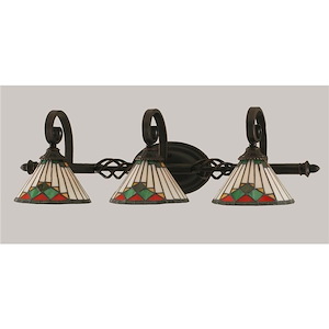 Elegante - 3 Light Bath Bar-8.75 Inches Tall and Inches Wide - 439158