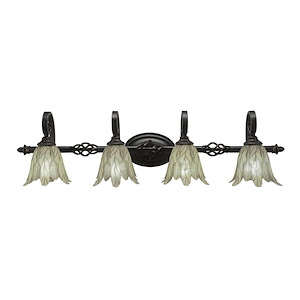 Elegante - 4 Light Bath Bar-10.25 Inches Tall and Inches Wide - 1218639