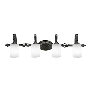Elegante - 4 Light Bath Bar-10.5 Inches Tall and Inches Wide - 696991