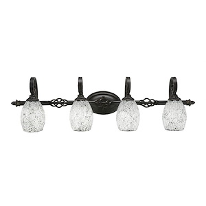 Elegante - 4 Light Bath Bar-11 Inches Tall and Inches Wide - 439153