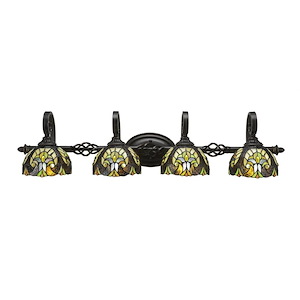 Elegante - 4 Light Bath Bar-8.75 Inches Tall and Inches Wide - 439151