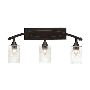 Bow - 3 Light Bath Bar-12.25 Inches Tall and Inches Wide - 696983