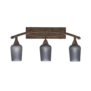 Bow - 3 Light Bath Bar-13.5 Inches Tall and 26.5 Inches Length - 1317896