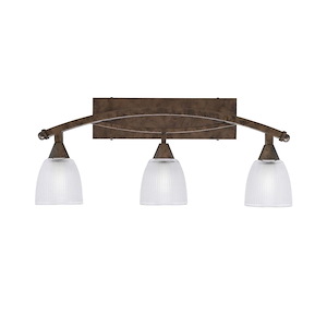 Bow - 3 Light Bath Bar-11.25 Inches Tall and 26.75 Inches Length - 1317848