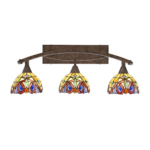 Bow - 3 Light Bath Bar-11 Inches Tall and 28.75 Inches Length - 1317866