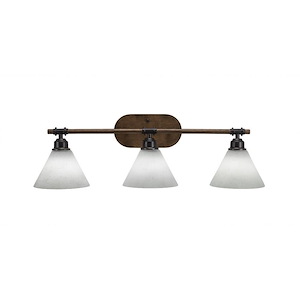 Blacksmith - 3 Light Bath Bar-9 Inches Tall and 7 Inches Wide - 697207