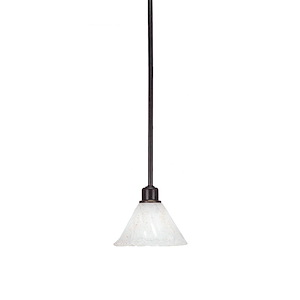 Blacksmith - 1 Light Stem Hung Mini Pendant-6 Inches Tall and 7 Inches Wide - 1338891