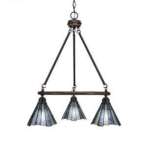 Blacksmith - 3 Light Chandelier-27 Inches Tall and 21.75 Inches Wide - 697179