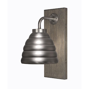 Oxbridge - 1 Light Wall Sconce-12 Inches Tall and 6 Inches Wide Graphite - 1270555