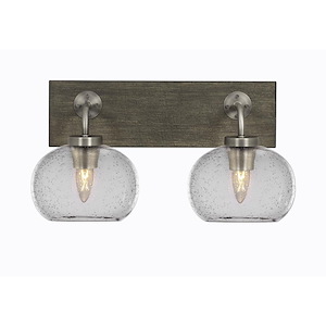 Oxbridge - 2 Light Bath Bar-9.25 Inches Tall and 17.5 Inches Length - 1272805