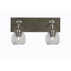 Oxbridge - 2 Light Bath Bar-9.25 Inches Tall and 16.25 Inches Length - 1272811