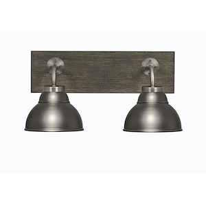 Oxbridge - 2 Light Bath Bar-8.75 Inches Tall and 17.75 Inches Length - 1272815