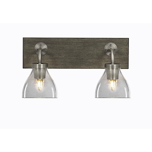 Oxbridge - 2 Light Bath Bar-10 Inches Tall and 16.75 Inches Length - 1272817