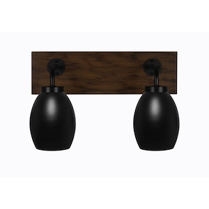 Oxbridge - 2 Light Bath Bar-10 Inches Tall and 15.5 Inches Length - 1272841