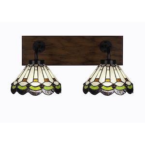 Oxbridge - 2 Light Bath Bar-8.5 Inches Tall and 17.75 Inches Length - 1272848