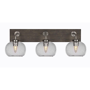 Oxbridge - 3 Light Bath Bar-9 Inches Tall and 27.25 Inches Length - 1272855