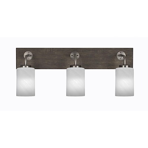 Oxbridge - 3 Light Bath Bar-10 Inches Tall and 26 Inches Length - 1272858