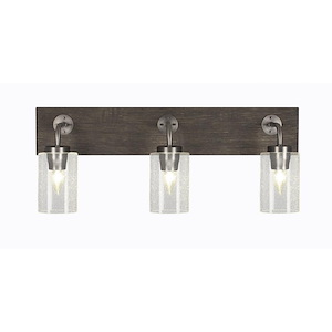 Oxbridge - 3 Light Bath Bar-10 Inches Tall and 26 Inches Length - 1272857