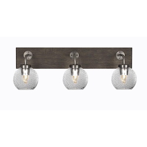 Oxbridge - 3 Light Bath Bar-9 Inches Tall and 26 Inches Length - 1272860