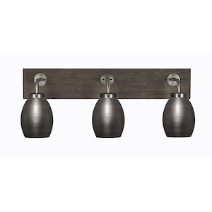 Oxbridge - 3 Light Bath Bar-10 Inches Tall and 25.5 Inches Length - 1272863