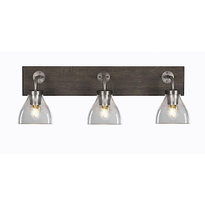 Oxbridge - 3 Light Bath Bar-9.75 Inches Tall and 26.75 Inches Length - 1272866
