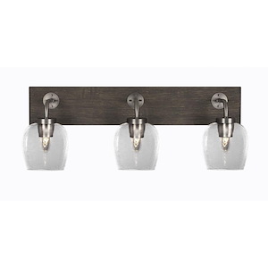 Oxbridge - 3 Light Bath Bar-9.75 Inches Tall and 26.75 Inches Length - 1272867