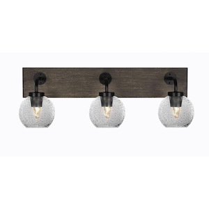 Oxbridge - 3 Light Bath Bar-9 Inches Tall and 26 Inches Length - 1272873