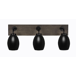 Oxbridge - 3 Light Bath Bar-10 Inches Tall and 25.5 Inches Length - 1272875