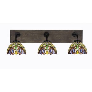 Oxbridge - 3 Light Bath Bar-8.5 Inches Tall and 27.75 Inches Length - 1272887