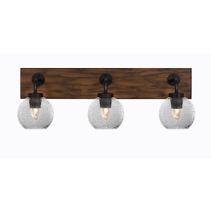 Oxbridge - 3 Light Bath Bar-9 Inches Tall and 26 Inches Length - 1272890