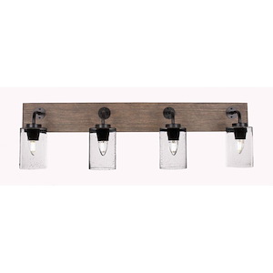 Oxbridge - 4 Light Bath Bar-10 Inches Tall and 36.25 Inches Length - 1262477