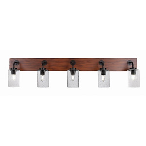 Oxbridge - 5 Light Bath Bar-10 Inches Tall and 46.5 Inches Length - 1261160