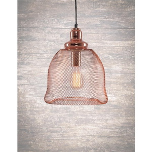 Plexus - 5W 1 LED Pendant-11.75 Inches Tall and 10.25 Inches Wide - 697360
