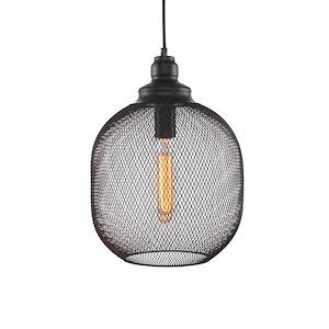 Plexus - 1 Light Pendant-15 Inches Tall and 11.25 Inches Wide - 697355