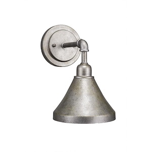 Vintage - 1 Light Wall Sconce-11 Inches Tall and 7 Inches Wide - 697353