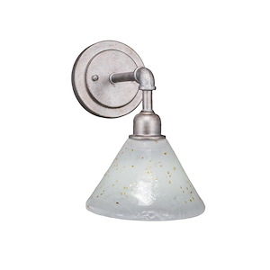 Vintage - 1 Light Wall Sconce-10.25 Inches Tall and 7 Inches Wide - 489930