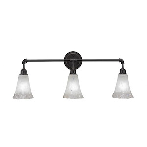 Vintage - 3 Light Bath Bar-13 Inches Tall and Inches Wide - 1151081