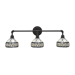 Vintage - 3 Light Bath Bar-10.75 Inches Tall and Inches Wide - 697301