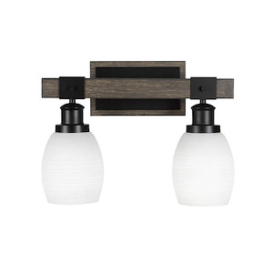 Tacoma - 2 Light Bath Bar-11 Inches Tall and Inches Wide - 1040447