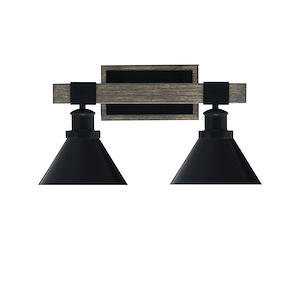 Tacoma - 2 Light Bath Bar-9 Inches Tall and 17.5 Inches Length - 1310851