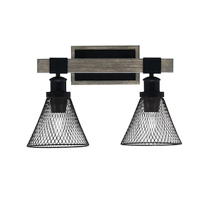 Tacoma - 2 Light Bath Bar-10.5 Inches Tall and 17.25 Inches Length - 1310856