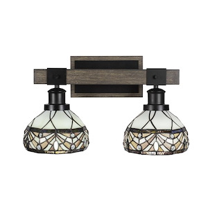 Tacoma - 2 Light Bath Bar-9.75 Inches Tall and Inches Wide - 1218847