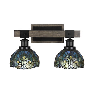 Tacoma - 2 Light Bath Bar-9.75 Inches Tall and Inches Wide - 1040444