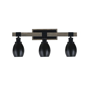 Tacoma - 3 Light Bath Bar-11 Inches Tall and 25.25 Inches Length - 1310860