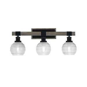 Tacoma - 3 Light Bath Bar-10.25 Inches Tall and 26.5 Inches Length - 1310864