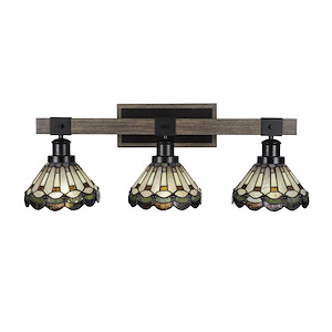 Tacoma - 3 Light Bath Bar-10 Inches Tall and Inches Wide - 1218816