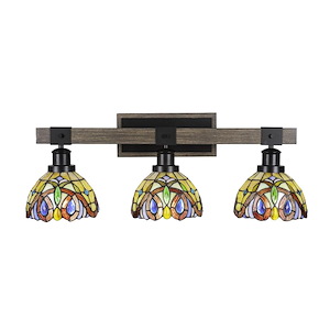Tacoma - 3 Light Bath Bar-10 Inches Tall and Inches Wide - 1218904
